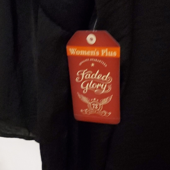 Faded Glory Black Women's Blouse - Picture 5 of 6